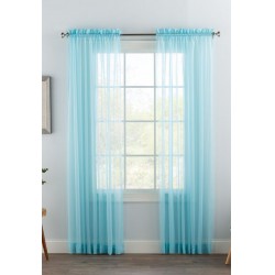 NEW 59 X 84 Sheer Light Filtering Voile Gauze Window Curtains - Two Panels