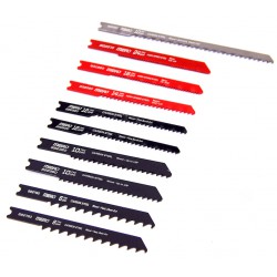 NEW Mibro (10-Piece) General-Purpose High Speed Steel and High Carbon Steel Jigsaw Blade Set