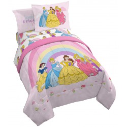 NEW TWIN REVERSIBLE DISNEY PRINCESS TWIN COMFORTER
