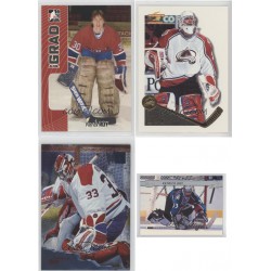 4 ASSORTED PATRICK ROY HOCKEY CARDS
