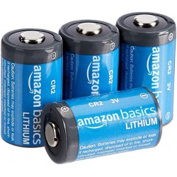 NEW Amazon Basics Lithium CR2 3 Volt Batteries - Pack of 4