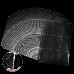 NEW 1260 Pockets Trading Card Sleeves, 70 Sheets Double Sides Loose-Leaf Card Holder Pages for Hockey Pokemon Cards Game Baseball Sports Yugioh Business Cards OS2170