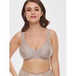 NEW SIZE 42DD WINGSLOVE Full Coverage Minimizer Wire-free Seamless Bra Toffee