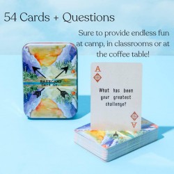 NEW Basecamp Cards: Original Edition Conversation Starters - 52+2 Family Friendly Unique Questions - Family Conversation Cards - Playing Cards - Fun Family Activity