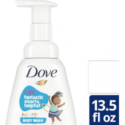 NEW Dove Kids Care Foaming Body Wash for kids skin care Cotton Candy cleansing body cleanser for hypoallergenic skin care 400 ml