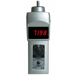 NEW Shimpo DT-107A Handheld Tachometer with 6 Wheel, Led Display, 0.10-25000 RPM Range