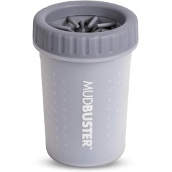 NEW Dexas Medium MudBuster Portable Dog Paw Washer, Light Gray - Premium Quality Pet Supplies and Dog Accessories - Cleansing, Self Cleaning, Silicone - 6x6x6 Inches, 0.308 kg, 1 Count