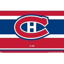 NEWTrends International NHL Montreal Canadiens - Logo 21 Wall Poster, 22.375'' x 34''