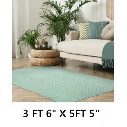 NEW 3FT 6 X 5FT 5 Avenue B Canale Green Area Rug