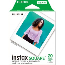NEW Fujifilm Instax Square Twin Pack Film - 20 Exposures, White