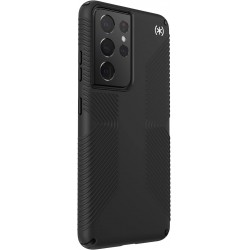 NEW Speck Products Presidio2 Grip Samsung Galaxy S21 Ultra 5G Case, Black/Black/White
