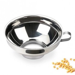 NEW Canning Funnel for Kitchen Use, Wide Mouth Funnel for Mason Jars, Large Canning Funnels for Filling Bottles, Stainless Steel Food Funnel Set