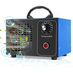 NEW  Ozone Generator 10,000mg/h Ozone Generator Air Purifier Odor/Pollution (Blue)