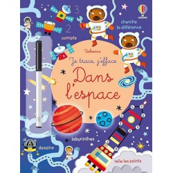 NEW Dans l'espace - Je trace, j'efface