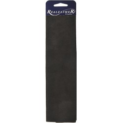 NEW Realeather Crafts Suede Trim Piece 8-1/2X11-Black