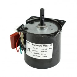 NEW  60KTYZ Synchronous Gear Motor AC 110V 8/10RPM CW/CCW Torque 23Kgf.cm Direction Control 18W for Food Machinery