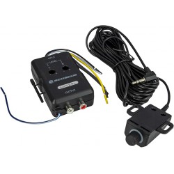 NEW Scosche LOC2SL Line Output Converter Adjustable Amplifier Add On Module for Car Stereo, 2-Channel Signal Sensing Speaker Wire to RCA Adapter with Remote Control Knob, Black