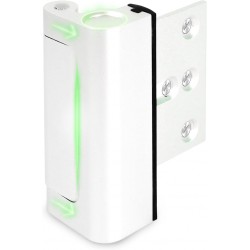 NEW Home High Security Door Reinforcement Lock - ForresCAN Paladin Heavy-Duty, Universal, Childproof Latch for Home Safety - 1 Pack White