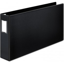 NEW Cardinal by TOPS Products EasyOpen Tabloid 11 x 17 Inch Locking Slant D-Ring Binder with Label Holder, 3 Inch Capacity, Black (12142)