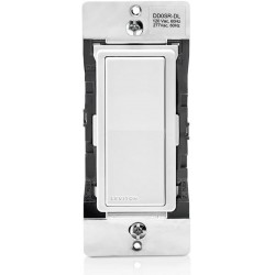 NEW Leviton Decora Smart Switch Companion for Multi-Location Switching (Not for Stand-Alone use), 120VAC, 60Hz, DD0SR-1RM, White, Light Almond