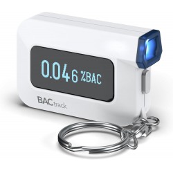 NEW BACtrack C6 Keychain Breathalyzer | Professional-Grade Accuracy | Optional Wireless Smartphone Connectivity | Compatible w/ Apple iPhone, Google & Samsung Android Devices | Apple HealthKit Integration