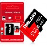 NEW RED PACKAGE Micro SD Card 512GB with Adapter (Class 10 High Speed) for Camera, Smartphones,Computer Game Console, Dash Cam, Camcorder, Surveillance Memory Cards 256GB