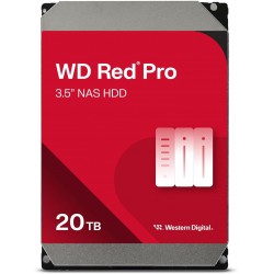 NEW Western Digital 20TB WD Red Pro NAS Internal Hard Drive HDD - 7200 RPM, SATA 6 Gb/s, CMR, 512 MB Cache, 3.5 - WD201KFGX