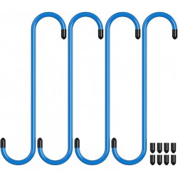 NEW  8.2 4 Pcs Brake Caliper Hangers Brake Caliper Hooks with Rubber Tips Automotive Tool for Braking, Bearing, Axle and Suspension Work (Blue, 4Pcs)…