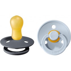 NEW BIBS Pacifiers | Natural Rubber Baby Pacifier Combo | Set of 2 BPA-Free Soothers