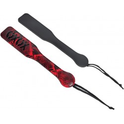NEW LANWAN FETISH PASSION Leather Paddle-Faux Leather Horse Riding Crop