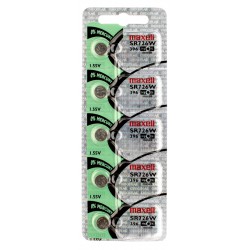 NEW 5/PK Maxell Silver Oxide Watch Battery SR726W High Drain Replace 396 SR59
