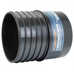 NEW POWERTEC 70285 4 Quick Connect Splice for DWV PVC Pipe with Left-Hand Threaded End to 4 I.D. Flexible Hose.