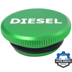NEW  Diesel Billet Aluminum Fuel Cap Magnetic Green For 2013-2017 Dodge Ram Cummins