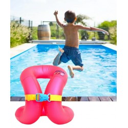 NEW SMALL Kids Inflatable Swim Vest Portable Boys Girls Pool Float Life Jacket Snorkel Kayaking Boating Drifting Buoyancy Safety Vest Swimming Aid Equipment