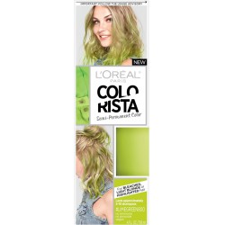 NEW L’Oréal Paris Colorista Semi Permanent Hair Color for Blonde Hair, 800 Lime Green, Green Hair Dye, 4 fl oz
