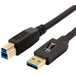 NEW Basics High Speed USB 3.0 Cable - a-male to B-male - 9 Feet