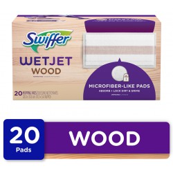 NEW 20/PACK Swiffer WetJet Wood Spray Mop Refill Mopping Pads