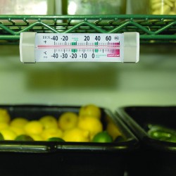NEW Bios Premium Refrigerator/Freezer Thermometer Gray