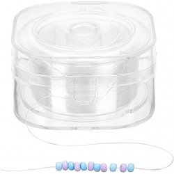 NEW Elastic String for Bracelets 0.8mm, Square Box Flat Wire Elastic Thread, Crystal Elastic Cord for Bracelets, Necklace, Beading DIY Making