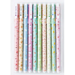 NEW Kawaii Animal Gel Pen - 10 Color Set