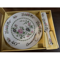 NEW SIMPLY CELEBRATE 40TH ANNIVERSARY PLATE & SERVER