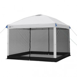 NEW Ozark Trail 10 FT x 10 FT Straight Leg Canopy Mesh Curtain Accessory - Frame Not Included