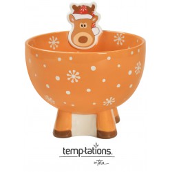 NEW Seasonal 2-Quart Figural Footed Bowl temp-tations