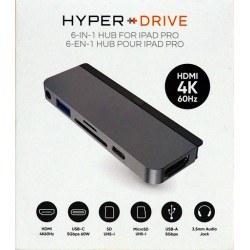 NEW HyperDrive 6-in-1 USB-C Hub for iPad - Space Gray