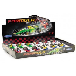 NEW 12 CARS/BOX FORMULA RACERS (12PCS/DISP) – WELLY