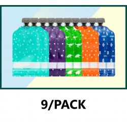 NEW 9/PACK Simple Modern Reusable Joey Food Pouches for Toddlers - 5oz each