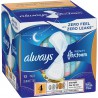 NEW Size 4 Always Infinity FlexFoam Pads for Women Size 4 Overnight Absorbency, 13 Count