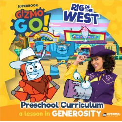 NEW DVD - GENEROSITY - CBN SuperBook Gizmo Go! #9 - Rig Of The West - DVD