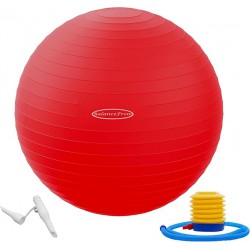 NEW BalanceFrom Anti-Burst and Slip Resistant Exercise Ball for Yoga, Fitness, Birthing With Quick Pump - 2,000-Pound Capacity, Multiple Sizes and Colors