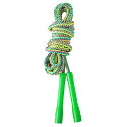 NEW LAON Korean Group Jump Rope, 20ft (6m) Long, Rainbow Braided Design with Non-Slip Handles, Skipping Rope, Perfect for Outdoor Activities